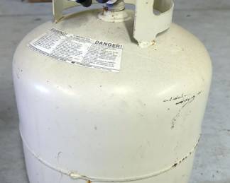 Portable Propane Tank, Partially Full