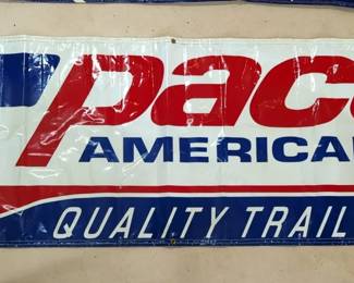 Pace American Trailers Racing Polyvinyl Banner, 106" x 34"