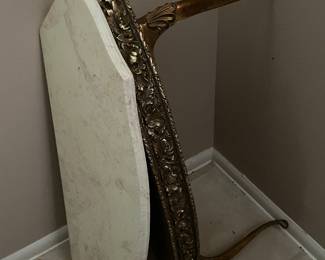 WALL MOUNTED MARBLE TOP TABLE