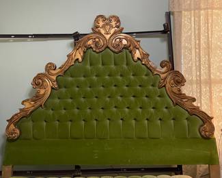  ELABORATE  KING SIZE  HEAD BOARD  AND FRAME