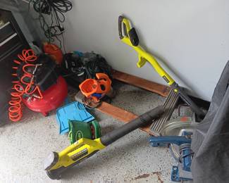 Air compressor and compound miter saw is not for sale