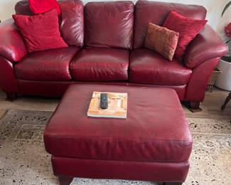 Leather sofa