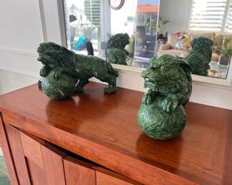 Foo dog statues