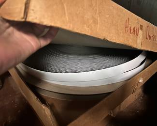 Boxes of heavy duty Velcro 