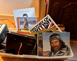 Great variety of vinyl records 