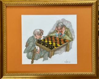 Uilar
Chess Players
Colored Pencil on Paper