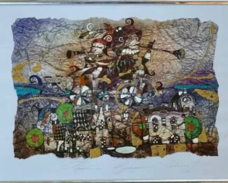 Gadzheiv & Svetlana Sabir
Mixed Media on Paper