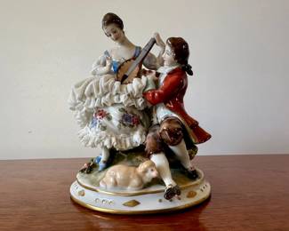 German Porcelain Figural Grouping