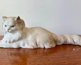 NAO by Lladro Porcelain Angora Cat