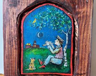 Vasily Kafanov
Oil on Canvas/Mixed Media Folk Art