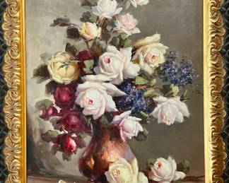 Oil on Canvas, Illegibly Signed