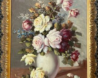 Oil on Canvas, Illegibly Signed