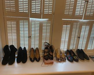 Ladies Shoes by La Canadienne, Paul Green, Ferragamo, Miu Miu, Stuart Weitzman, and Birdies