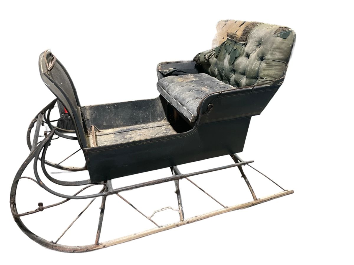 Late 19th Century Sleigh Made in Sydney, NY 