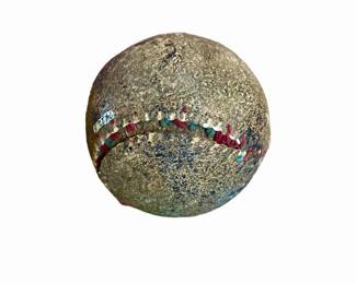 Antique Baseball 1910 Blue & Red Stitching