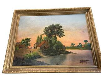 Oil Painting on Board UnKnown Artist- Still checking on for Artist