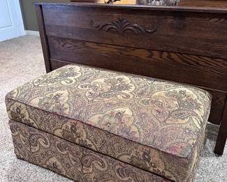 Large Foot Stool with Storage