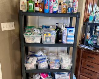 Plenty of items in the bathroom