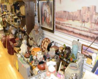 Lots of cool Indian art work, Bowl, Pots etc.