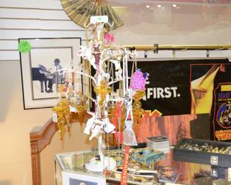 Glass Ornaments, necklaces, artwork