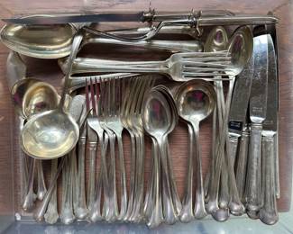 Towle Chippendale Sterling Silver flatware 60 pieces