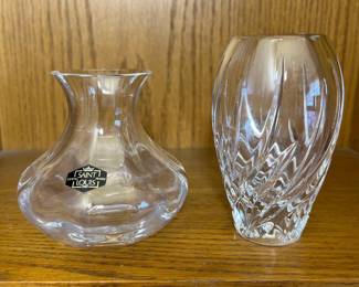 Saint Louis Crystal & Waterford Vase