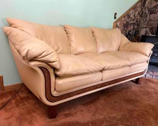 Nieri Italian Designer Leather Sofa