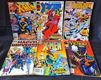 Comic book collection - X-Men, Venom, Warlock, Marvel Universe