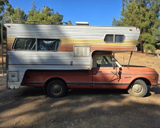 1972 Series C 10 Truck with Camper