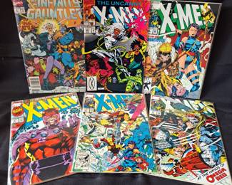 Comic book collection - X-Men, The Infinity Gauntlet, Omega Red, Marvel Universe