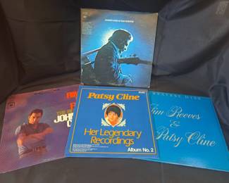 Records - Patsy Cline, Johnny Cash, etc.