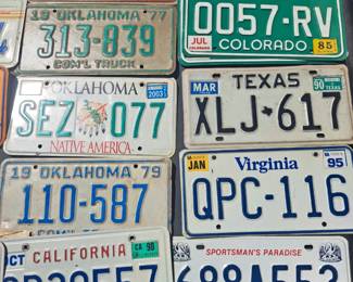 License plate collection