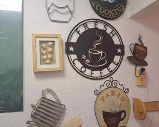Cafe wall decorations