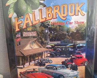 Fallbrook Vintage Car Show poster