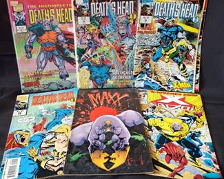 Comic book collection - Death's Head, The Maxx, Marvel Universe