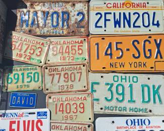 License plate collection