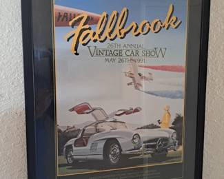 Fallbrook Vintage Car Show poster