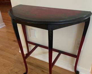 Demi Loon Console table, with hand painted top