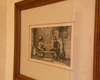 Lithograph Etching