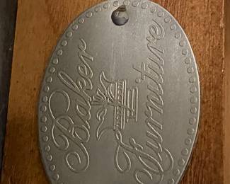 Baker Manufacturer Label
