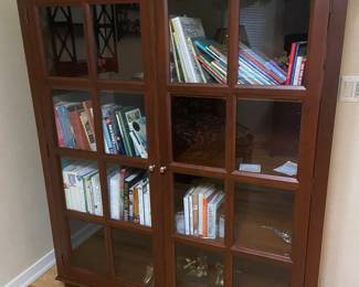 Glass Paned Door Library Display Case