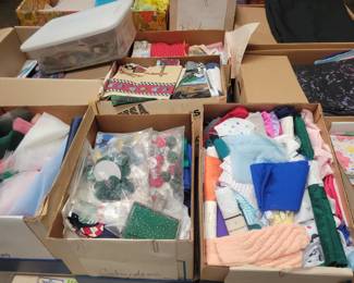 Lots of fabric