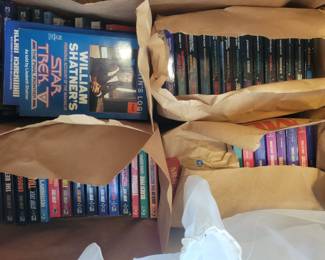 Lots of star trek book sets