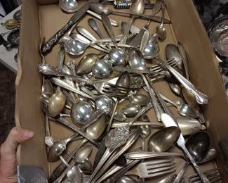 Assorted Silver Plate Silverware
