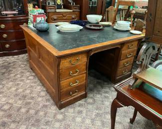 late 1800s/Early 1900s Partners Desk Front View