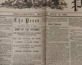 The Press dated July 13th, 1863