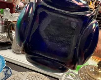  Bohemian Art Glass Vase - Detail of Base