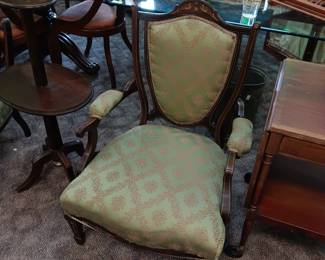Early Armchair w/inlay