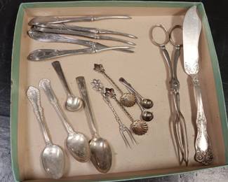 Assorted Silver Plate Spoons/Utensils
