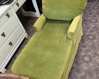Green Chaise Lounge